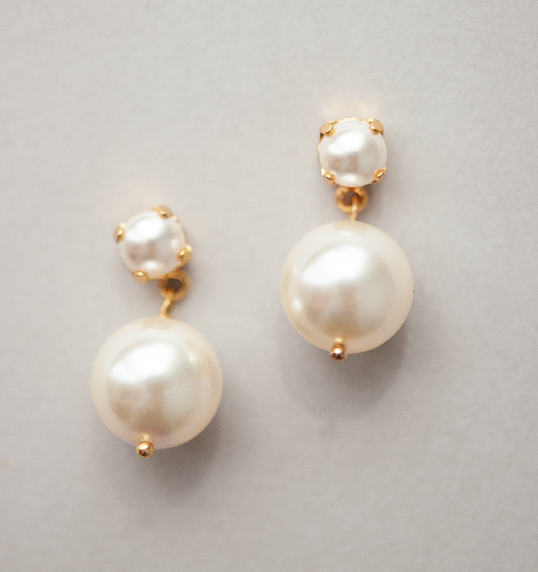 Eloise Large Pearl Bridal Earrings – Joanna Bisley Designs