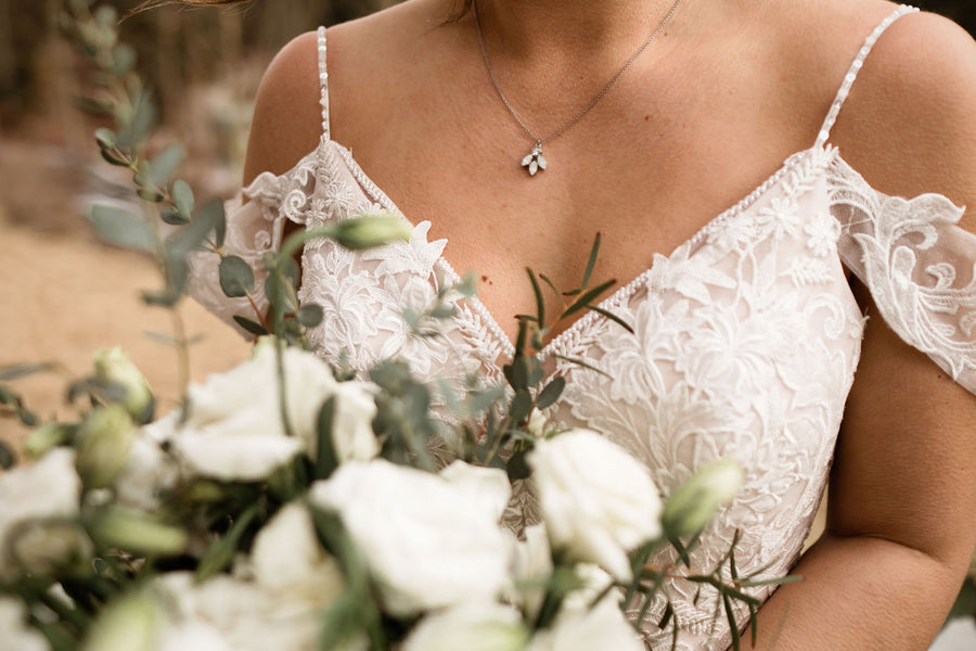 Claudia Crystal Bridal Necklace