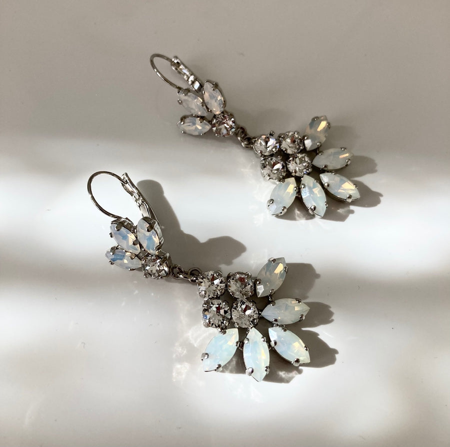 Verona Crystal Bridal Chandelier Earrings