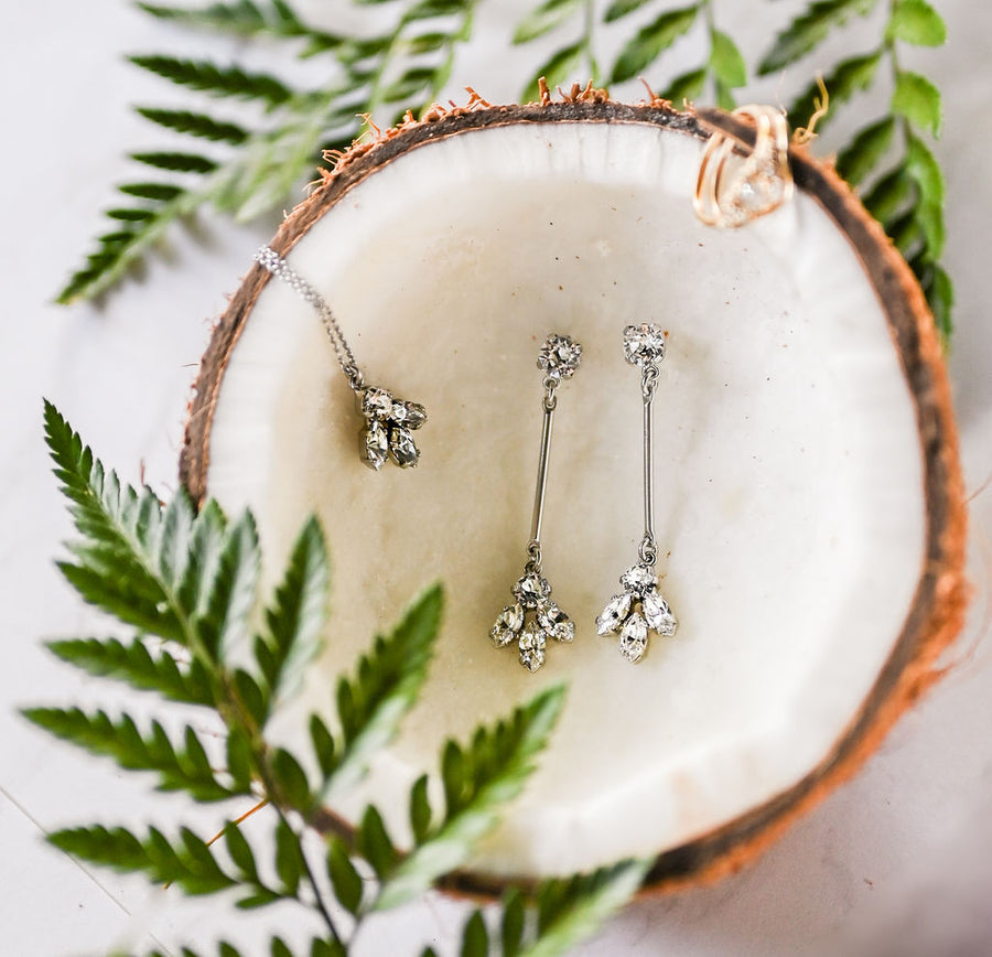Anais Crystal Bridal Earrings