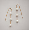 Freshwater pearl bridal earrings by Joanna Bisley Designs.