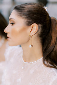 Gigi Baroque Pearl Bridal Earrings – Joanna Bisley Designs