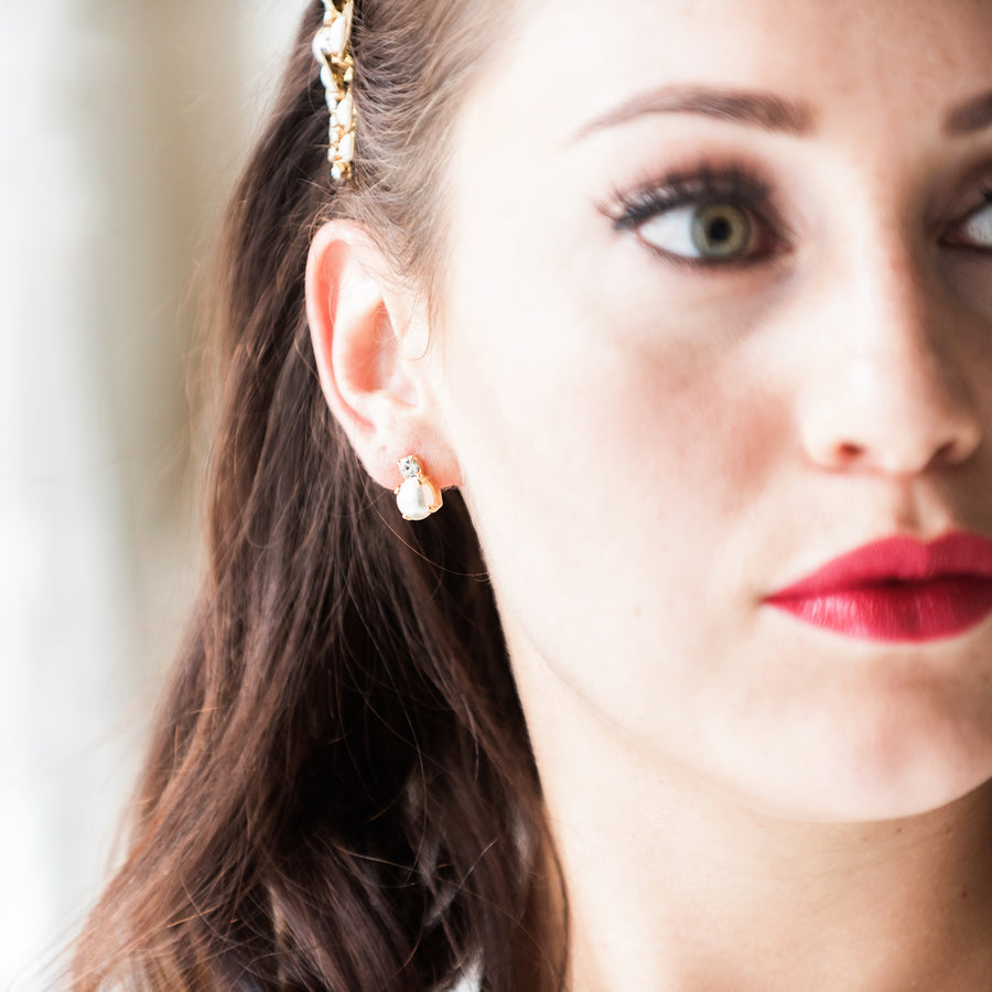 Swarovski Crystal Studs Joanna Bisley Designs Bridal earrings