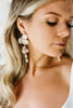 Floral bridal earrings for the modern brides