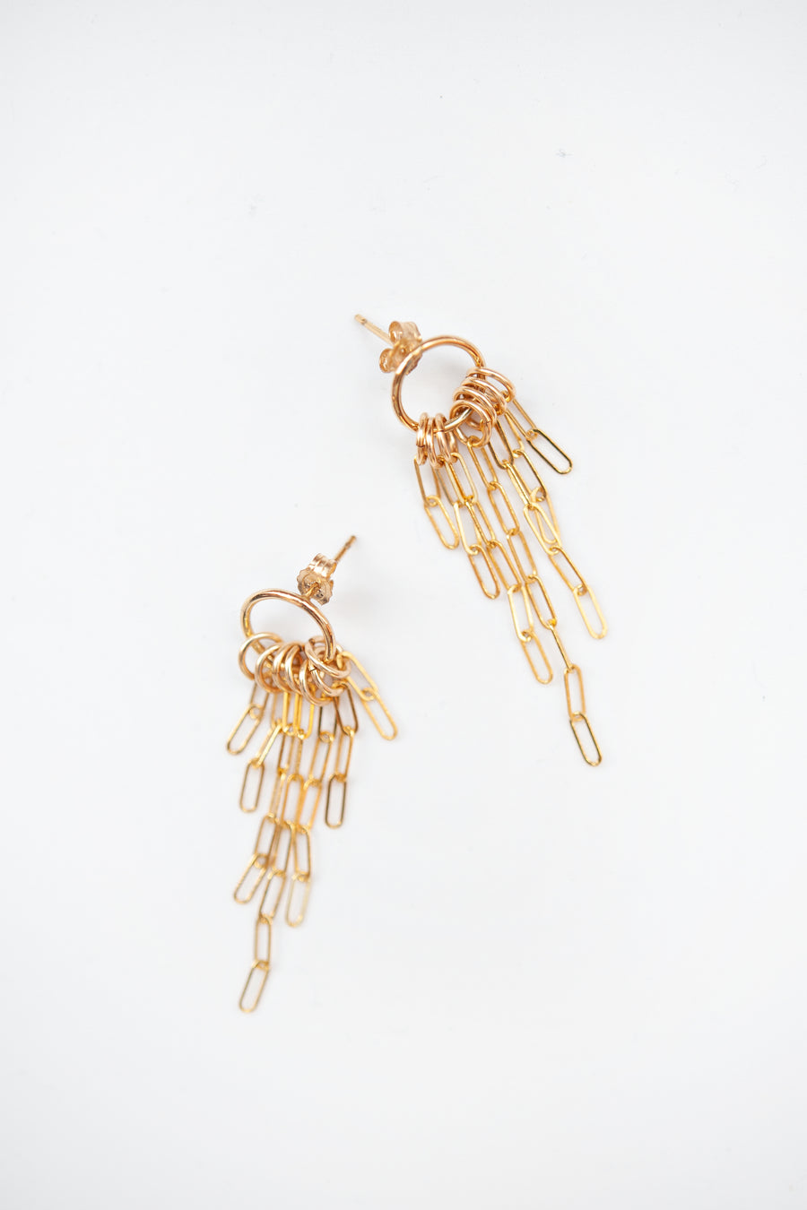 Devon 14kt Goldfill Chain Earrings