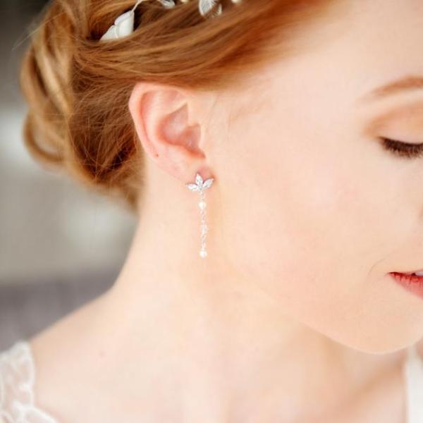 Lise Pearl Bridal Earrings